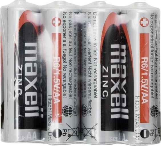 Baterii zinc-carbon tip creion AA R6 1,5 V, 4 bucăți