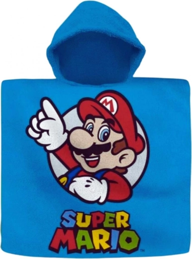 Poncho-prosop cu glugă Super Mario (Euroswan) - 1 bucată