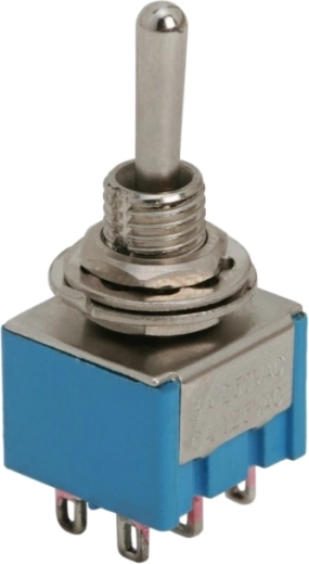 Comutator basculant DPDT ON-OFF-ON