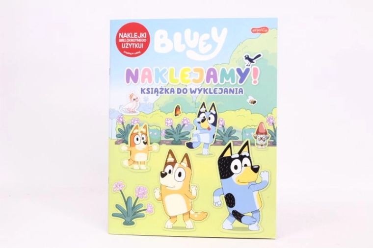 Bluey – carte cu abțibilduri reutilizabile