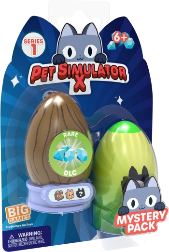 Ouă cu figurine PET SIMULATOR – set 2 buc (8 cm)