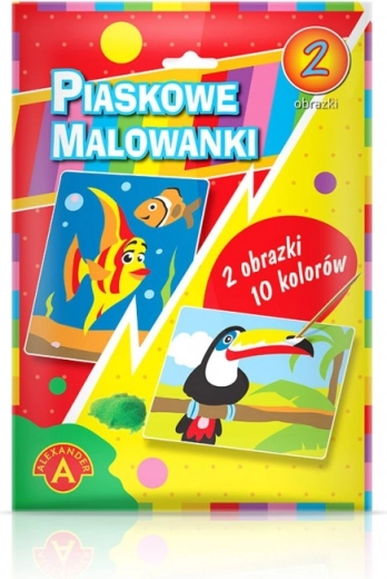 Colorare cu nisip Peștișor Tucan – set creativ pentru copii