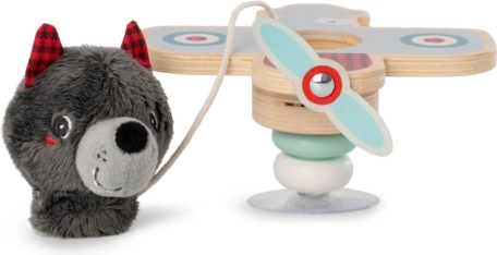 Avionul leagăn Lilliputiens cu pilotul Lupul Ludvig