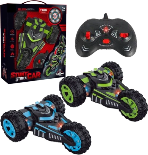 Sparkys – mașină RC cascador amfibie 4WD cu rotație 360° și LED (2,4 GHz)