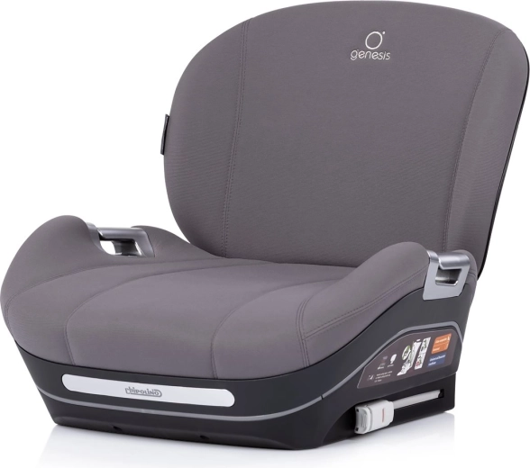 Chipolino înălțător auto Genesis i-Size cu ISOFIX, 125–150 cm, charcoal