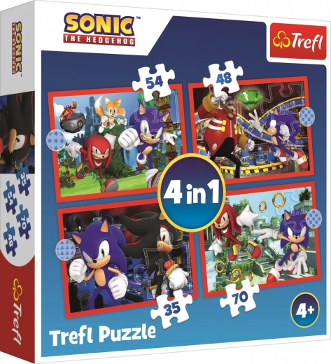 Puzzle 4v1 Aventurile lui Sonic SEGA Sonic The Hedgehog