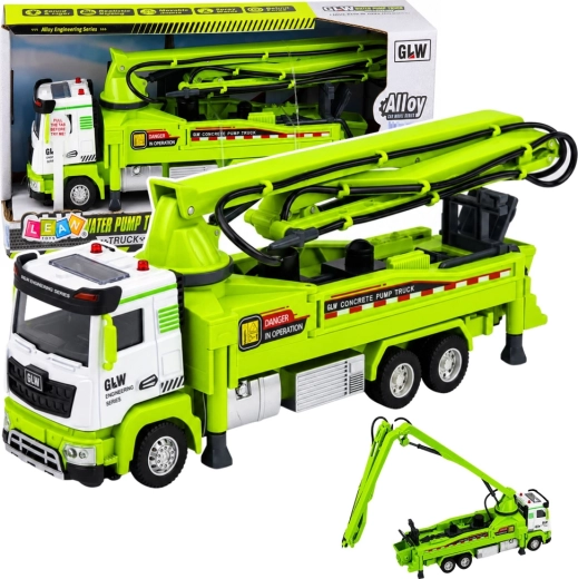 Camion metalic cu pulverizare de apă 1:40 cu lumini și sunete - 1 bucată