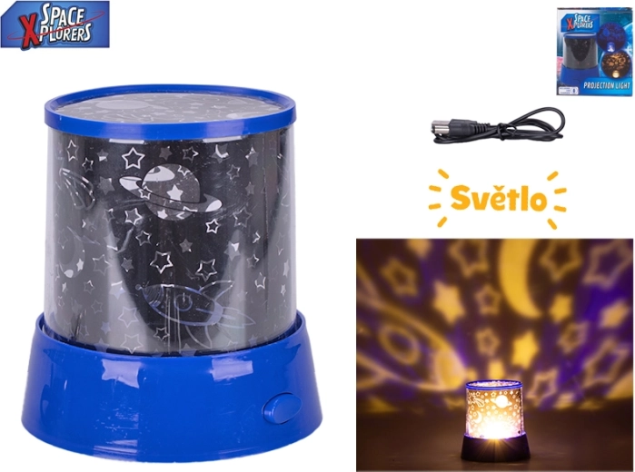 Proiector spațial și veioză de noapte Space Xplorers pentru camera copiilor