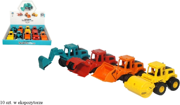 Mașină de construcții cu mecanism friction pentru copii