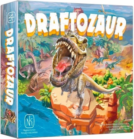 Draftozaur – joc de strategie pentru familie cu dinozauri din lemn