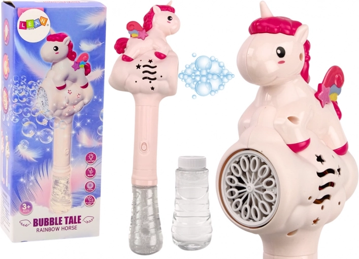 Mașină de făcut baloane de săpun Pink Unicorn Wand