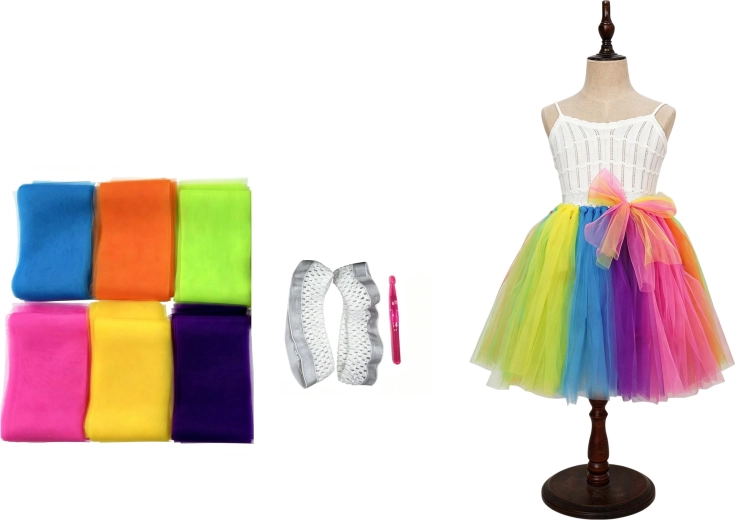 ARTO DIY fustiță curcubeu