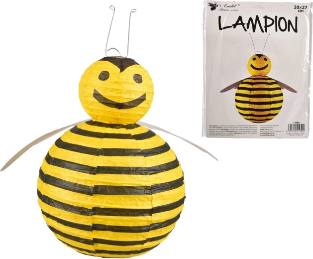 Lampion albinuță galben