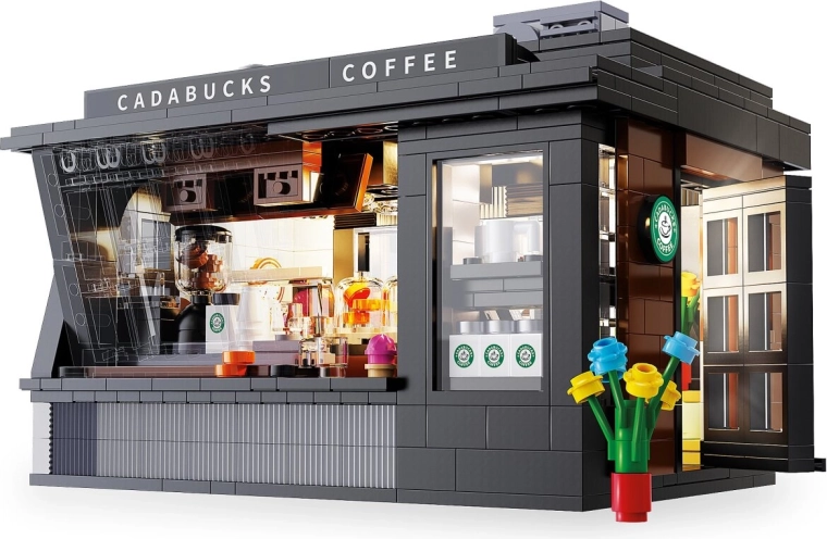 CaDA Coffee House set de construcție pentru cafenea la scara 1:30