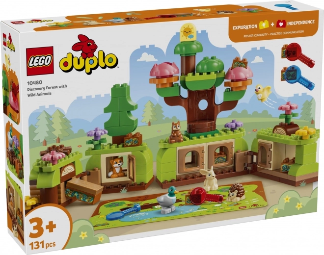 LEGO DUPLO Pădurea exploratorilor cu animale sălbatice
