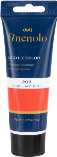 Vopsea acrilică 75 ml roșie