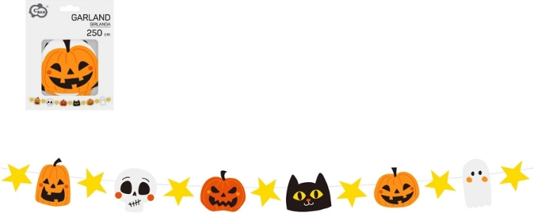 Ghirlandă din hârtie Halloween 250 cm