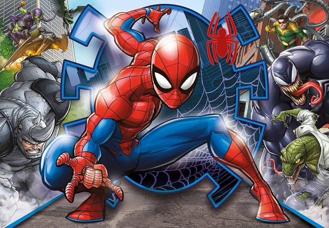 Puzzle 104 piese Super Kolor - Spider-Man