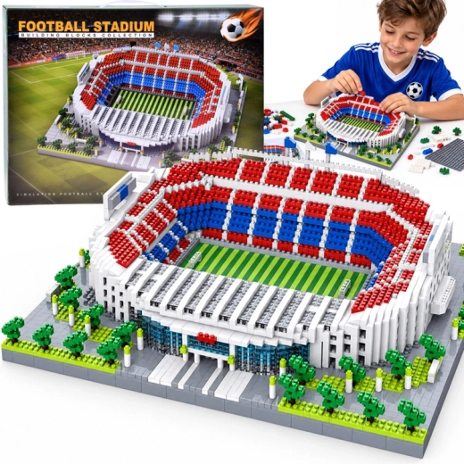 Set de construcție stadion de fotbal cu 2748 de piese