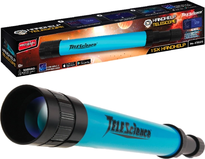 Telescop pentru copii TeleScience 15×30 mm cu aplicația Star Walk 2