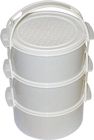 Recipient pentru mâncare din plastic 3×1,5 l