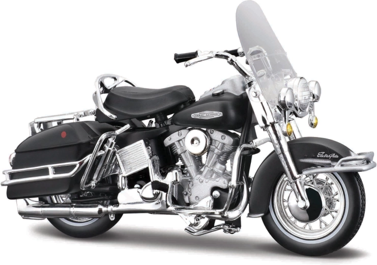 Maisto Harley-Davidson 1966 FLH Electra Glide negru mat 1:18
