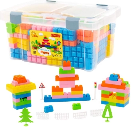 Set de construcție Pigmy în cutie, 182 de piese