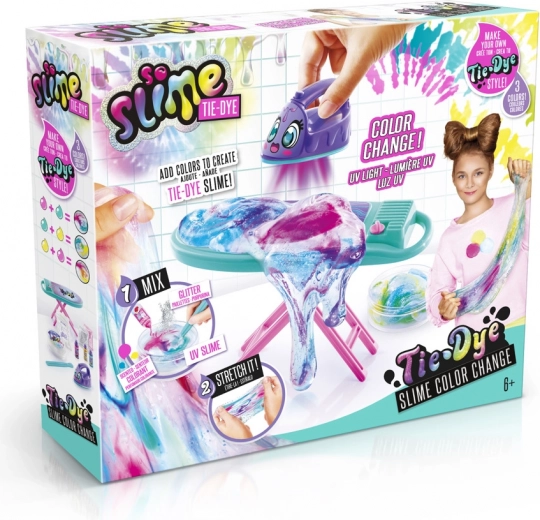 Set So Slime Tie-Dye pentru slime curcubeu