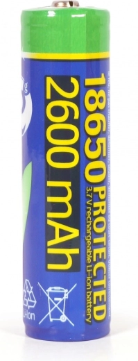Acumulator Li-ion 18650 3,7 V 2600 mAh cu protecție