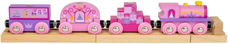 Trenuleț din lemn Bigjigs Rail Princess
