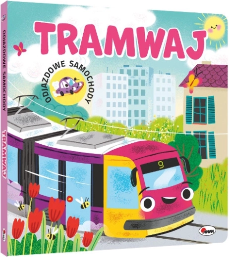 Mașini grozave: Tramvaiul – carte cartonată veselă pentru copii