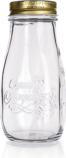 Sticlă de sticlă cu capac 400 ml Quattro Stagioni