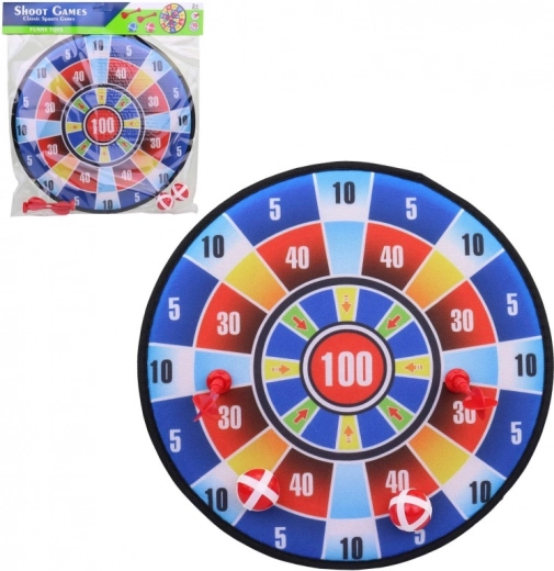 Ţinta soft cu săgeți și mingi 36 cm