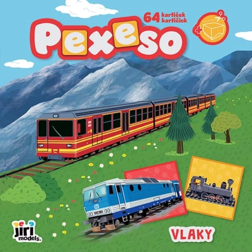 Pexeso în caiet – Trenuri