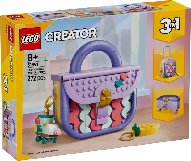 LEGO Creator 3 în 1 Geantă la modă cu spațiu de depozitare