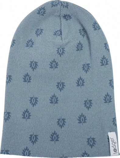 Lodger căciuliță din bumbac cu nervuri beanie print rib ocean 0–6 luni