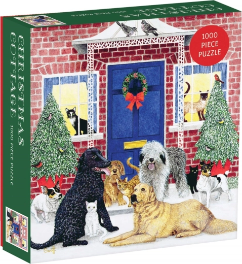Puzzle căsuța de Crăciun 1000 piese