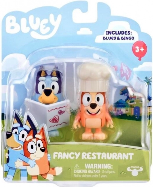 Set figurine Bluey - Restaurant de lux
