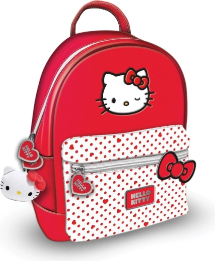 Hello Kitty rucsac pentru copii cu buline roșii