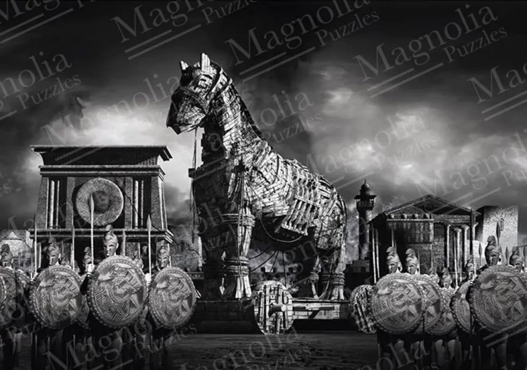 Puzzle Căderea Troiei 1000 piese