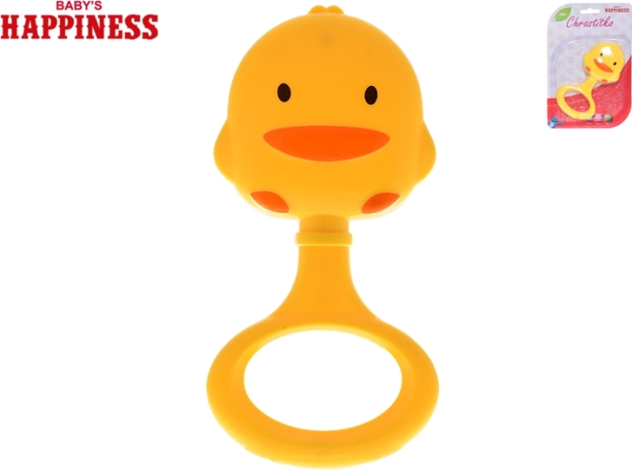 Zornăitoare rațușcă 13 cm pentru bebeluși