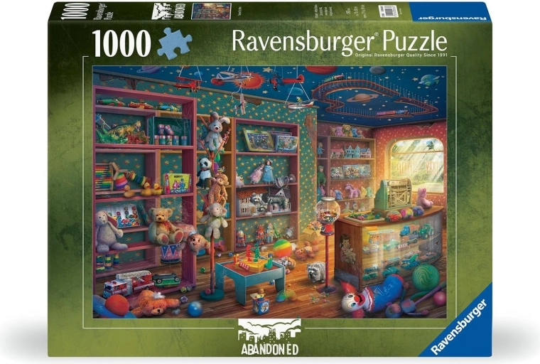Puzzle Ravensburger Abandoned: Magazin de jucării părăsit, 1000 de piese