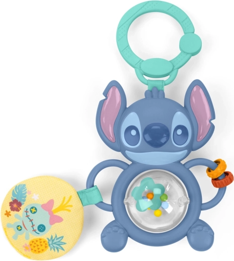 Jucărie senzorială cu inel în C DISNEY STITCH Tummy Tumble de la Bright Starts