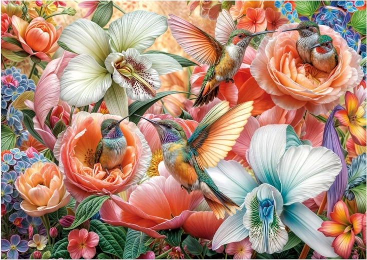 Puzzle Grădina colibri 500 piese EDUCA