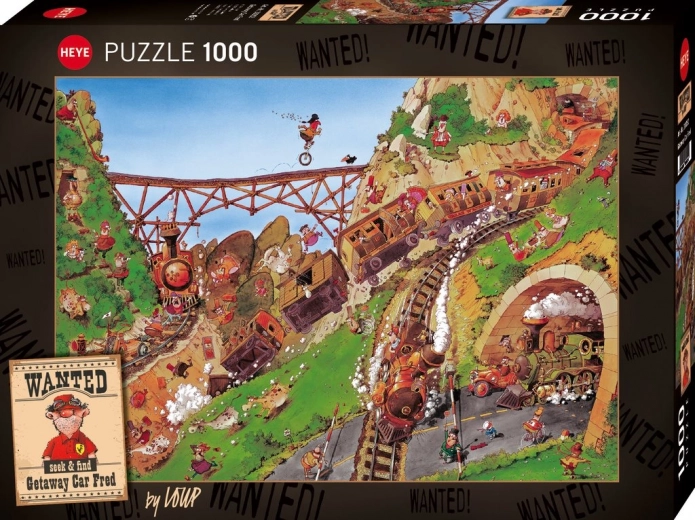 HEYE Puzzle Fred Cel Rapid 1000 piese