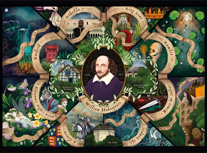 Puzzle GIBSONS Shakespeare 1000 piese