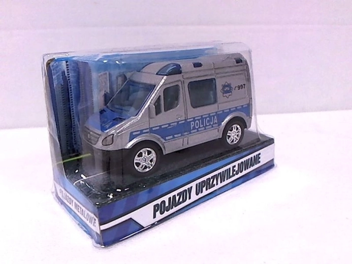 Mini dubă de poliție 8 cm