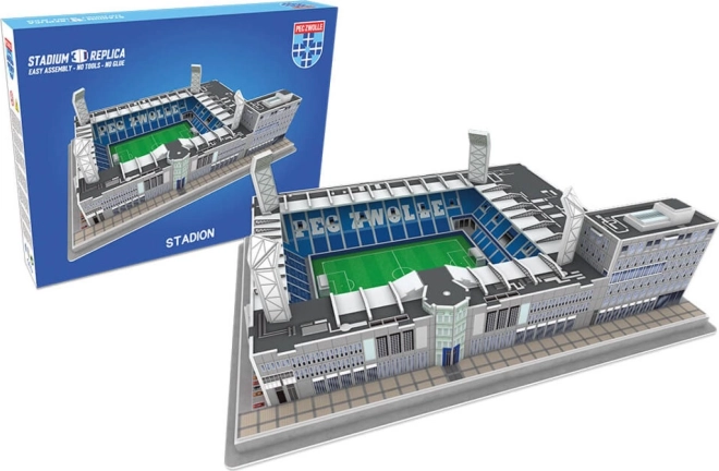 Puzzle 3D stadionul MAC3PARK - terenul de acasă al FC PEC Zwolle