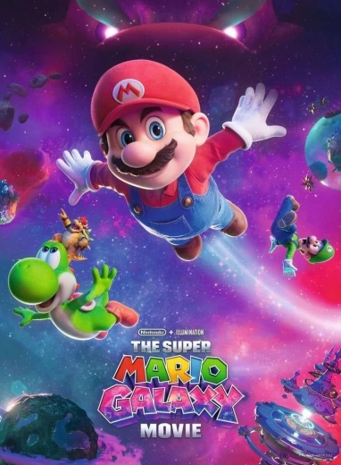 Puzzle Ravensburger Super Mario film galactic XXL 300 de piese