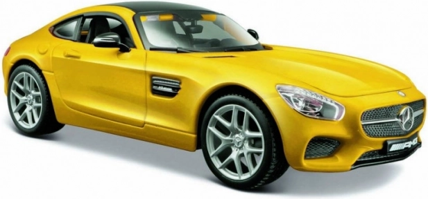 Model compozit mercedes amg gt 1:24 galben